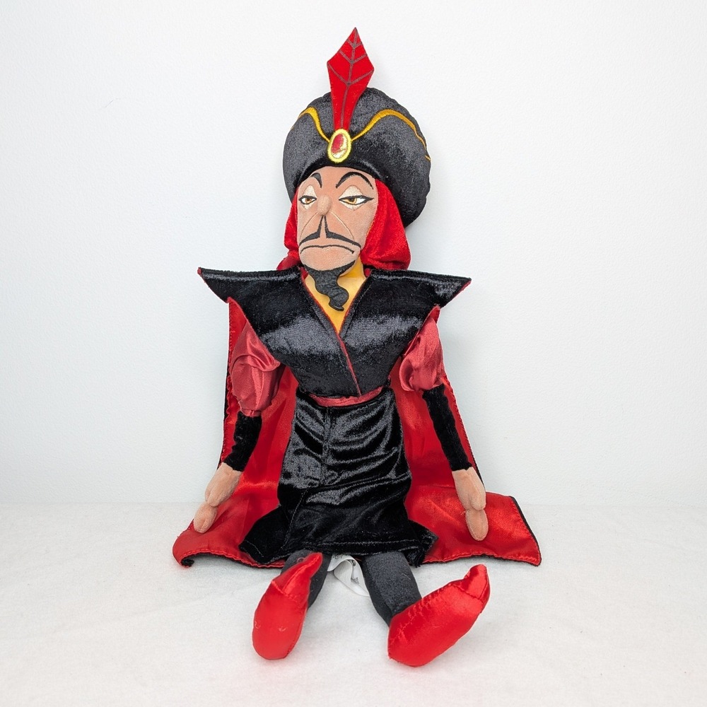 Disney 20" Aladdin Jafar Villain Character Soft Plush Stuffed Doll Toy